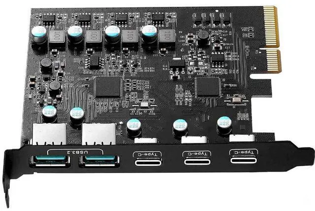 Main image of WRIARICH (2X USB 3.2 A,3X USB C) 5 Port PCIE Expansion Card, USB 3.2 Superspeed 10Gbps Front Expansion Card, Internal USB Hub Converter for Win XP Win7 Win 8 Win 10 Win 11 Linux
