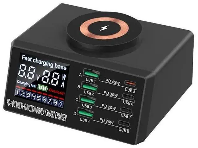 Main image of 110W 8-Port USB C Charging Station,Charging Station for Multiple Devices,Charging Station for Multiple Devices Apple, Compatible with Various Brands of Mobile Phones, Etc