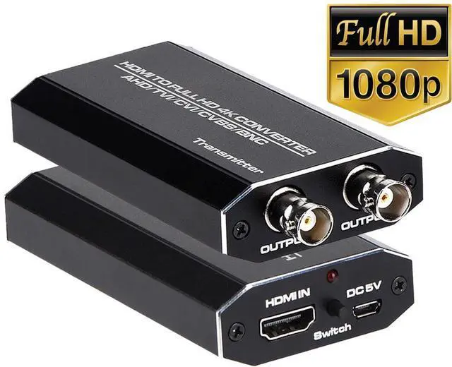 Main image of WRIARICH 1080P HDMI to AHD Converter Adapter Convert, with AHD Loopout 500M Repeater for HD CCTV Outdoor Home Security Surveillance IP Camera System AHD DVR NVR Video Recorder