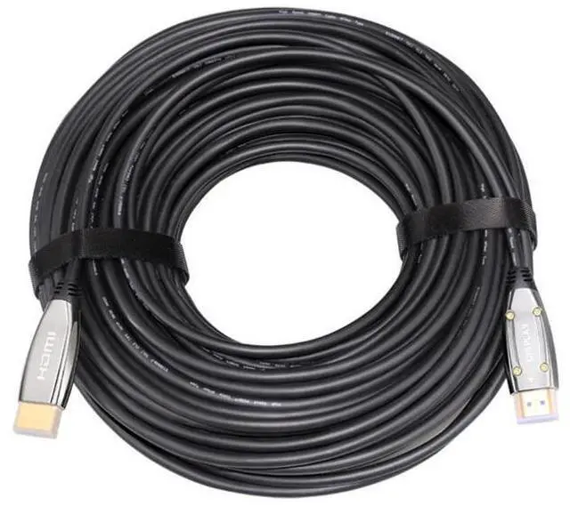 Alt view image 2 of 6 - HDMI Fiber Optic Cable 100ft, 8K High Speed 48Gbps HDMI 2.1 Cable, Supports 8K, 4K, 10K, HD, 100% Real 8K@60Hz, Dynamic HDR, HDCP 2.2, 3D, 4:4:4, Professional Grade HDMI Over Fiber Cable (98ft/30m)