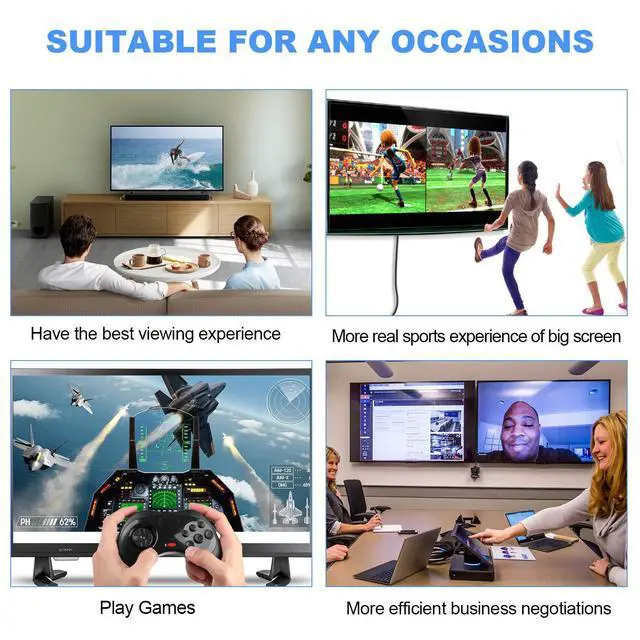 Alt view image 7 of 7 - WRIARICH Fiber HDMI Cable, Real UHD HDR,8K@60Hz 4K@120Hz, Fiber Optic HDMI Cable CEC, EDID, eARC, HDCP2.2, 3D, High Speed 48Gbps HDMI Fiber Optic Cable for PS4 SetTop Box HDTVs Projectors, 10m 33ft