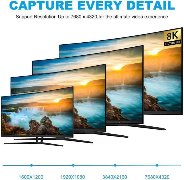 Alt view image 5 of 7 - WRIARICH Fiber 8K 4K DisplayPort Cable DP 1.4 HBR3 8K@60Hz 4K@144Hz High Speed 32.4Gbps Optical Fiber Slim and Flexible DP to DP Cable 10m 33ft