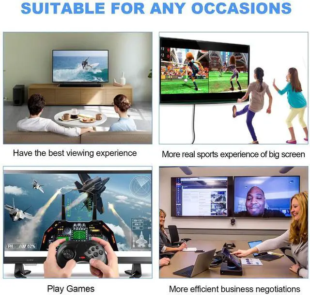 Alt view image 7 of 7 - WRIARICH 8K HDMI Optic Cable Real UHD HDR 8K 48Gbps,8K@60Hz 4K@120Hz HDMI Fiber Support 3D HDCP2.2 HDMI Cable for PS4 SetTop Box HDTVs Projectors, 10m 33ft