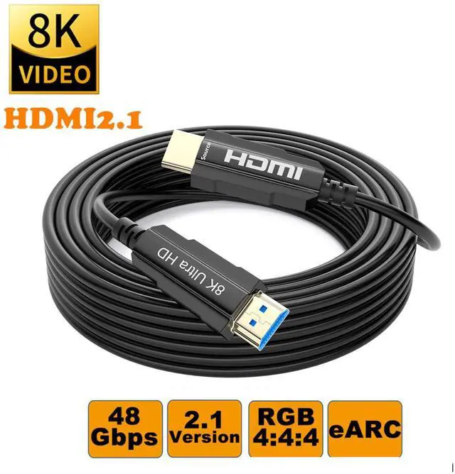 Main image of 8K HDMI 2.1 CL3 in-Wall Cable Ultra,Supports 8K@60Hz, 4K@120Hz, CEC, EDID, eARC, HDCP2.2, 3D, High Speed 48Gbps Compatible with Apple TV Roku Netflix Playstation Xbox One X Samsung Sony LG, 33FT/10M