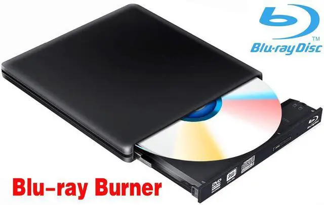 Main image of WRIARICH Aluminum USB 3.0&Type-C External Blu-Ray DVD Burner Player Drive, Portable DVD/CD ROM +/-RW Drive Burner Rewriter for Windows 10/8/7, Mac, Linux Laptop Desktop, MacBook Pro/ Air, Black