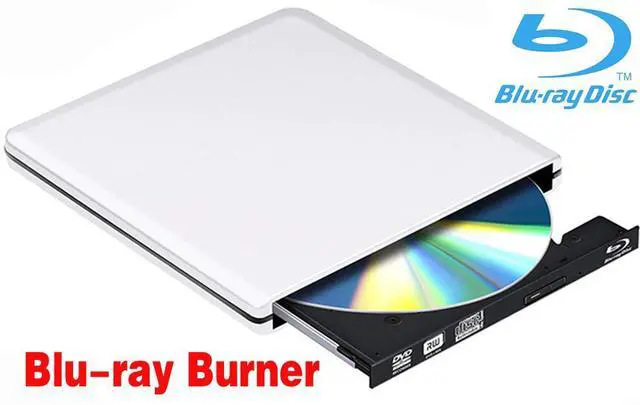 Main image of WRIARICH External DVD Blu-Ray Burner Drive, USB 3.0/Type-C Portable CD/DVD Player for Laptop CD Drive Reader Writer Burner for Laptop Desktop PC Windows Linux Apple Mac Silver