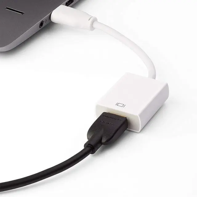 Alt view image 6 of 7 - WRIARICH DisplayPort to HDMI Adapter - Black MALE to FEMALE DP to HDMI Converter for DisplayPort Enabled Desktops and Laptops to Connect to HDMI Displays, White