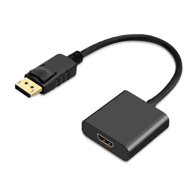 Alt view image 2 of 7 - WRIARICH Gold Plated DisplayPort to HDMI Male to Female Adapter