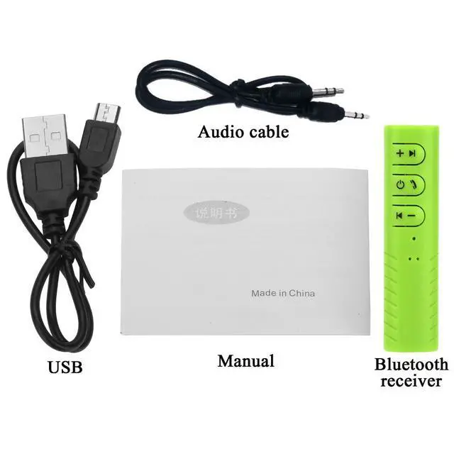 Alt view image 4 of 7 - WRIARICH AX-03 3.5mm Bluetooth Stereo Headphone Earphone Audio Receiver Adapter Converter, Green