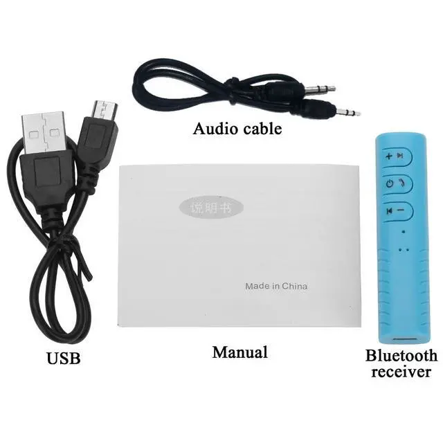 Alt view image 4 of 7 - WRIARICH AX-03 3.5mm Bluetooth Stereo Headphone Earphone Audio Receiver Adapter Converter, Blue