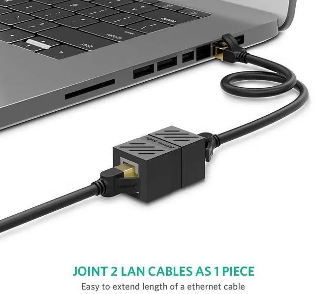 Alt view image 6 of 7 - WRIARICH RJ45 Female To Female Network Ethernet LAN Splitter Connector Transfer Head RJ45 Adapter Coupler for Cat7 Cat6 Cat5e(5-pack Black)