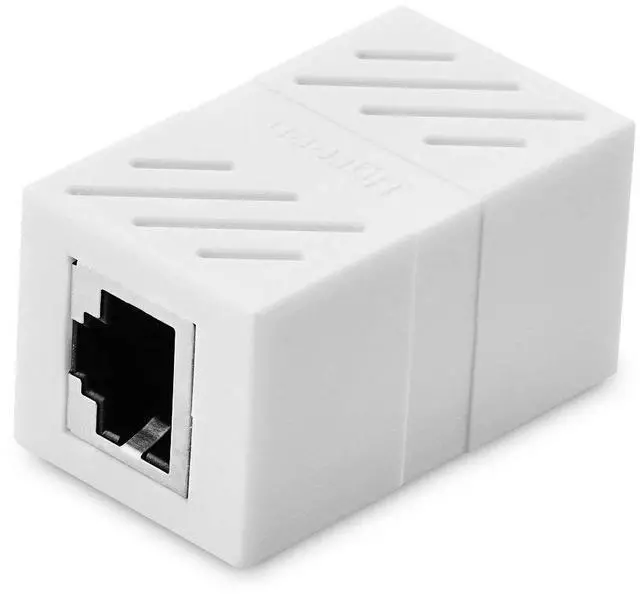 Alt view image 3 of 7 - WRIARICH RJ45 Female To Female Network Ethernet LAN Splitter Connector Transfer Head RJ45 Adapter Coupler for Cat7 Cat6 Cat5e(5-pack White)