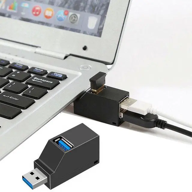 Main image of WRIARICH 3 Ports USB HUB 2.0 + 3.0 USB Splitter High Speed Rotatable Adapter Mini Hub USB Charging HUB For Laptop Notebook PC Computer