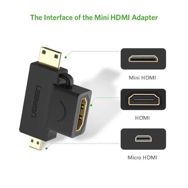 Alt view image 5 of 6 - WRIARICH Hdmi-to-micro-/mini-hdmi Adapter
