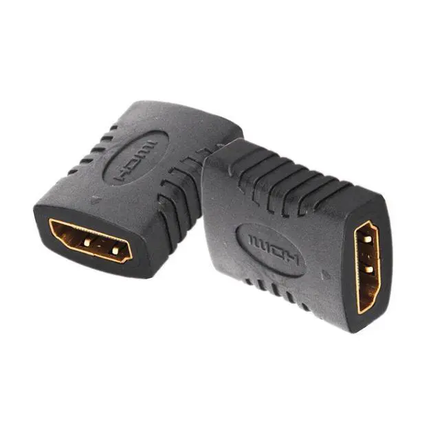 Alt view image 2 of 7 - WRIARICH HDMI Female to Female Coupler Adapter (4 Pack), 29 x 22mm, Black