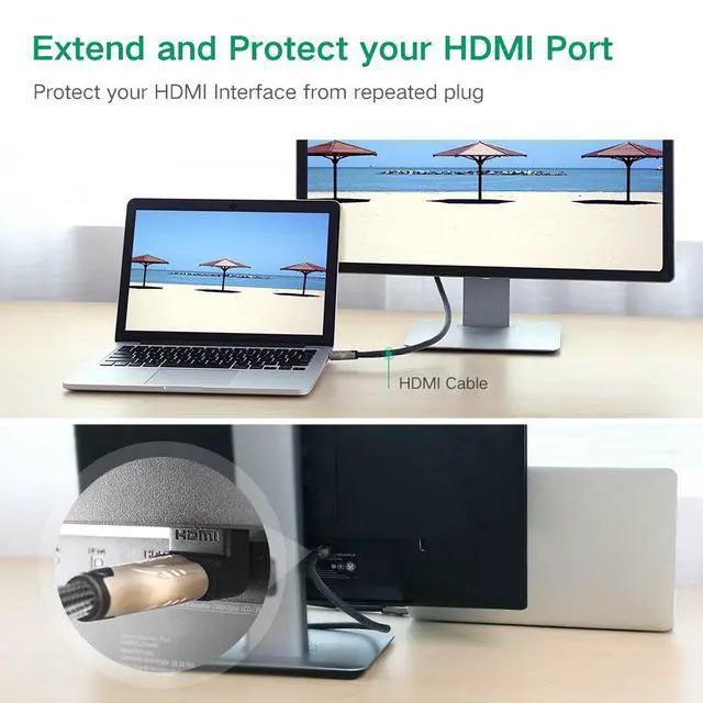 Alt view image 6 of 7 - WRIARICH 4Pack 270 Degree and 90 Degree HDMI Adapter (Right Angle HDMI) with 4K and HDR Support