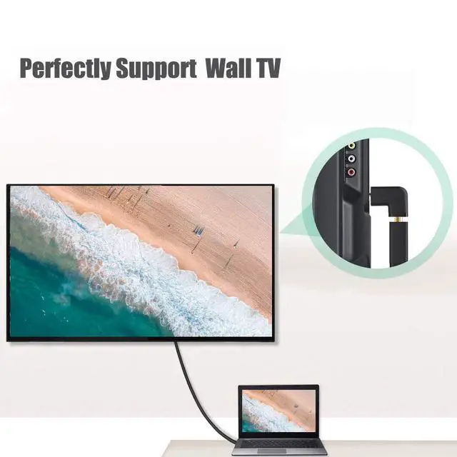 Alt view image 7 of 7 - WRIARICH 4Pack 270 Degree and 90 Degree HDMI Adapter (Right Angle HDMI) with 4K and HDR Support
