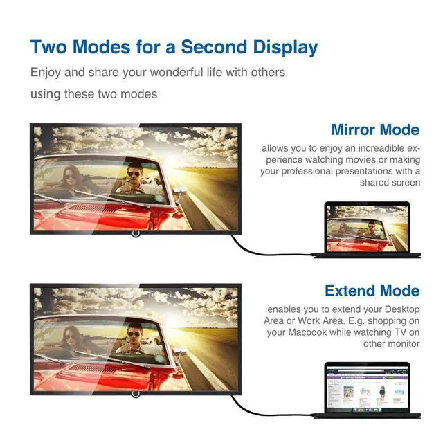 Alt view image 7 of 7 - WRIARICH HDMI to VGA Output, HD 1080p Gold-Plated Active TV AV HDTV Video Cable Converter Adapter Plug and Play for HDTVs, Monitors, Displayers,Laptop Desktop Computer (Black)