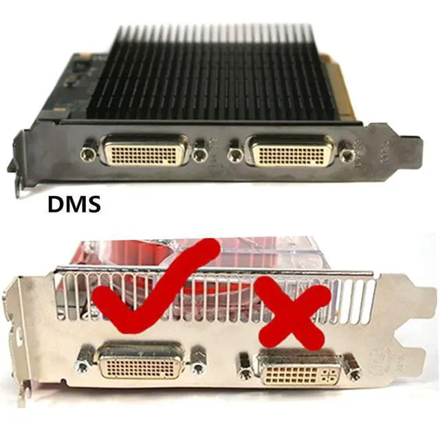 Alt view image 5 of 7 - WRIARICH DMS-59Pin Male to Dual DP Displayport Female Splitter Extension Cable for PC Graphics Card