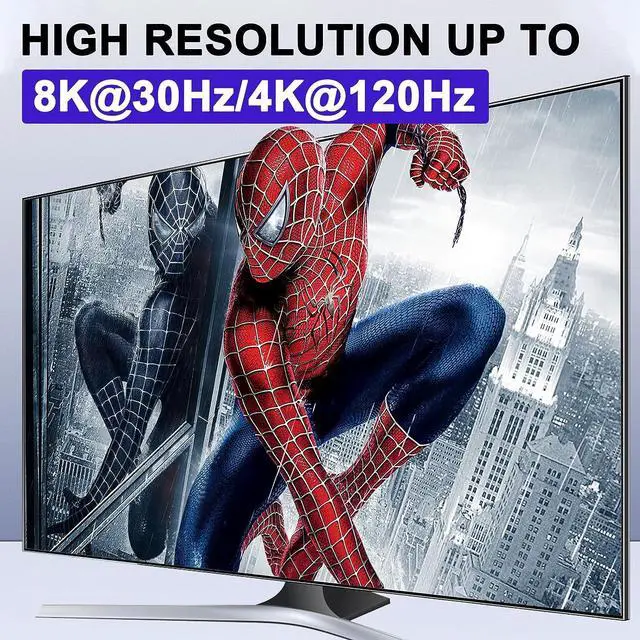 Alt view image 3 of 7 - USB C Switch 2 in 1 Out / 1 in 2 Out, Bi-Directional USB C Switcher 2 Computers, USB C KVM Switch Support 8K @30Hz 4K @120Hz Video,10Gbps Data Transfer,2 USB-C Cables and Wired Controller Included