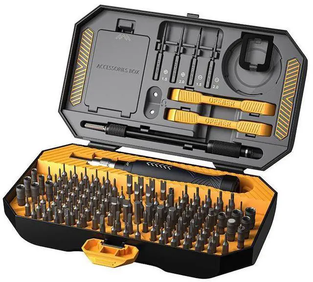Main image of WRIARICH PC Repair Tools Screwdriver Set, 145 in 1 Precision Screwdriver Set with 132 Screwdriver Bits, Magnetic Repair Tool Kit with Portable Case for Smartphones, MacBooks, Laptops, Watches
