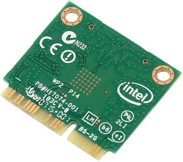 Alt view image 6 of 7 - Mini pcie WiFi Card Dual Band Wireless AC 7260 PCI Express Card 802.11ac 2x2 Wi-Fi 7260hmw Bluetooth 4.0 PCIe Half WiFi Card 802.11 b/a/g/n/ac for Laptop Window 7 8 8.1 10 Linux 2.4.x/2.6.x or Later