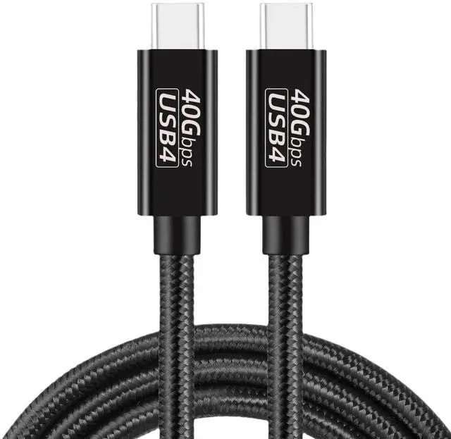 Alt view image 7 of 7 - USB 4 Cable 4.9FT/1.5M, Supports 8K UHD Display, 40Gbps Data Transfer,240W PD Fast Charging USB C Braided Cable, Compatible with Thunderbolt 4/3,for i-Phone 15 Pro, Mac-Book Air, i-Pad Pro, XPS 15 etc