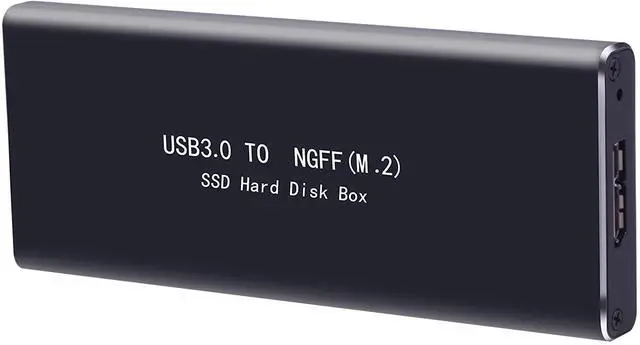 Alt view image 2 of 7 - WRIARICH M.2 SATA SSD to USB 3.0 External SSD Reader Converter Adapter Enclosure with UASP, Support NGFF M.2 2280 2260 2242 2230 SSD with Key B/Key B+M