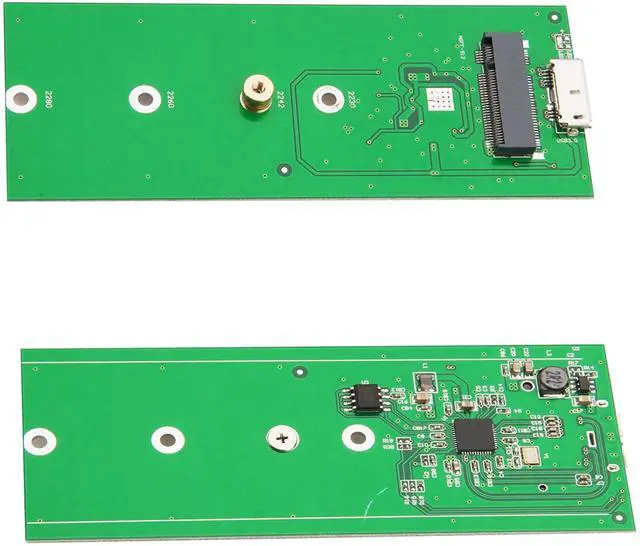 Alt view image 5 of 7 - WRIARICH M.2 SATA SSD to USB 3.0 External SSD Reader Converter Adapter Enclosure with UASP, Support NGFF M.2 2280 2260 2242 2230 SSD with Key B/Key B+M