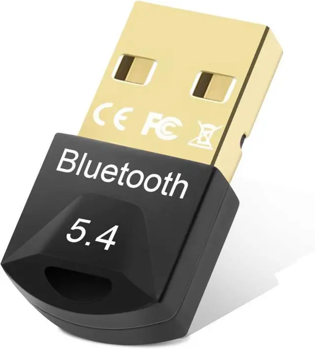 Main image of Bluetooth USB Adapter, Bluetooth 5.4 USB Dongle Adapter, Bluetooth BT5.4 USB Adapter, Bluetooth Adapter Dongle, Bluetooth Stick, Low Latency, Plug & Play (EDR & BLE), Support Windows 7/10/8.1/11