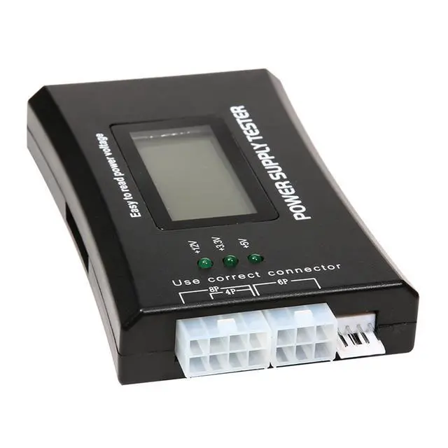 Alt view image 5 of 7 - WRIARICH Quick test Digital LCD Power Bank Supply Tester Computer 20/24 Pin Power Supply Tester Support 4/8/24/ATX 20 Pin Interface