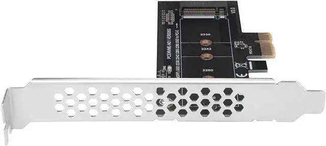 Alt view image 6 of 7 - NVME M.2 SSD M Key to PCI-e 3.0 x1 Host Controller Expansion Card,Supports M2 NGFF PCI-e 3.0, 2.0 or 1.0, NVME or AHCI, M-Key, 2280, 2260, 2242, 2230 Solid State Drives with Low Profile Bracket
