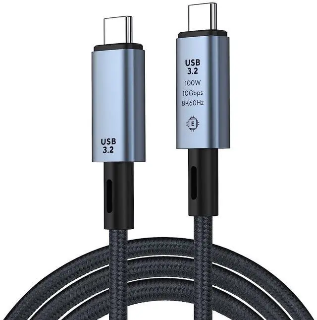 Main image of USB C to USB C Cable100W 3.3ft/1M, USB C 3.2 Gen 2 10Gbps/ 8K@60Hz Video Cord, Type C Charging Cable Fast Charge Cord for M-a-c-Book Pro i-P-a-d Pro 2021 i-P-a-d Air 4 Galaxy S23+/S23/S22 Ultra Switch