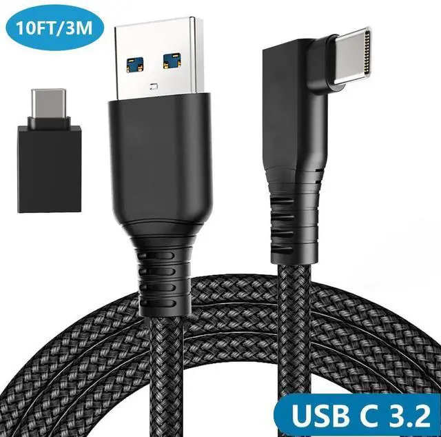 Main image of WRIARICH 10FT/3M USB A to USB C VR Link Cable for Quest 2/Pro/Pico4/Rift and PC/Steam VR Long Cable Accessories High Speed Data Transfer USB 3.0 to USB C Cable for Gaming PC