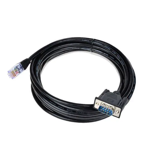 Alt view image 4 of 7 - WRIARICH RJ45 to RS232, DB9 9-Pin Serial Port Male to RJ45 Female Cat5 Ethernet LAN Console 10Ft / 3M