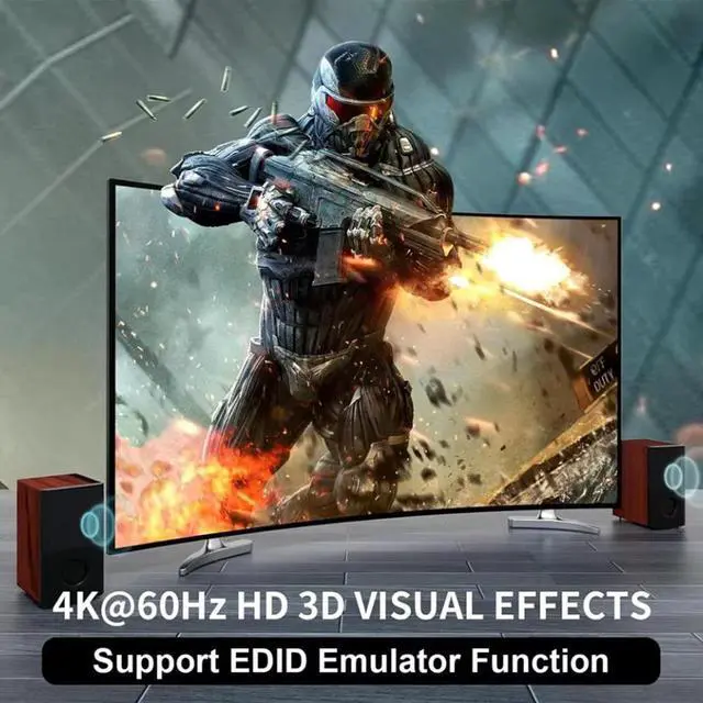 Alt view image 6 of 7 - Dual Monitor KVM Switch, 10Gbps USB 3.2 USB-C HDMI KVM Switch 4K@60Hz,EDID emulation, Dual Monitor HDMI KVM Switch for 1 Laptop 1 Computer 2 Monitor for Mac-book 2 PCs, 13-in-1 Docking Station