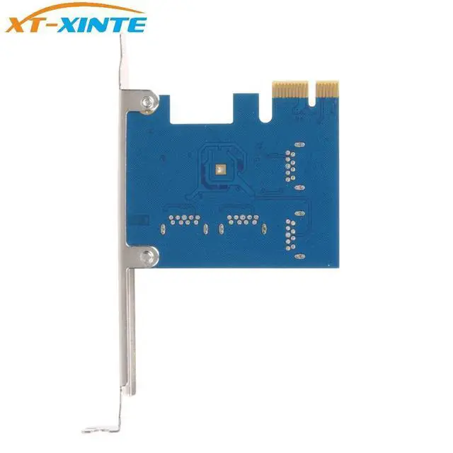 Alt view image 6 of 6 - WRIARICH PCIe 1 to 4 PCI express 16X slots Riser Card PCI-E 1X to External 4 PCI-e Slot Adapter PCIe Multiplier Card for Bitcoin Miner