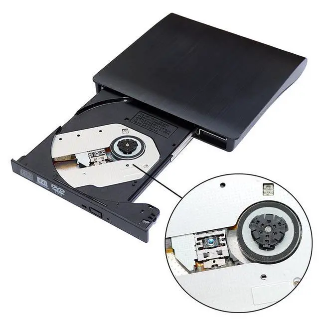 Alt view image 7 of 7 - WRIARICH External Optical CD Drive, USB 3.0 Portable CD/DVD +/-RW Slim DVD/CD ROM Rewriter Burner Reader Player For Laptop Desktop PC dvd burner dvd portatil Windows Linux OS Apple Mac