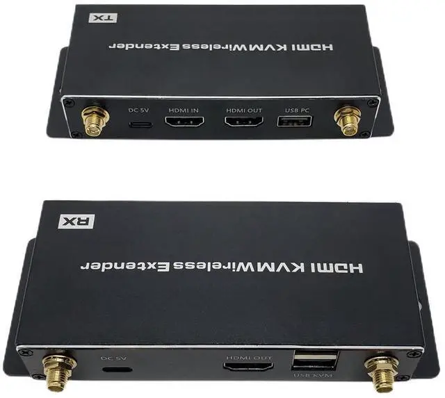 Main image of 4K Wireless HDMI Transmitter and Receiver Kit, 565FT/200M Full HD 4K Wireless Presentation Equipment HDMI Adapter, Plug and Play Streaming Media. Laptop, Dongle, PC,PS4, Smart Phone to HDTV/Projector