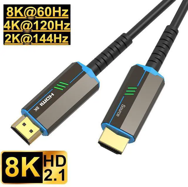 Main image of WRIARICH Certified Premium Ultra High Speed HDMI Cable - 2.1 8K 60Hz, 4K 120Hz , 48Gbps HDR eARC HDCP2.3- 160Feet