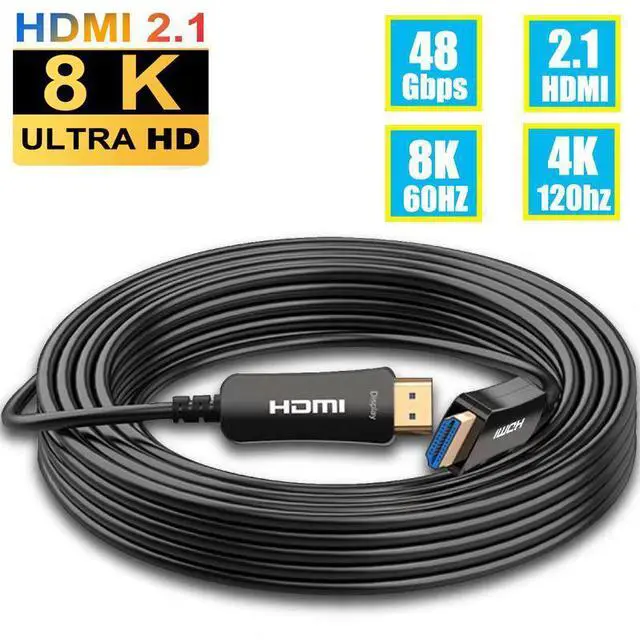 Main image of WRIARICH 8K Fiber Optic Hdmi 2.1 Cable 160Feet, Supports 8K@60Hz 4K@120Hz Ultra High Speed 48Gbps Dynamic HDR, eARC,ARR, Dolby Atmos, Compatible with PS5, Xbox Series X, UHD TV