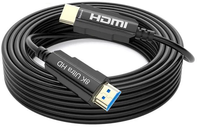 Main image of 8K Fiber Optic HDMI 2.1 Cable 160Feet,LUOM HDMI Fiber Optic Long cable in-Wall Supports 8K@60Hz 4K@120Hz Ultra High Speed 48Gbps Dynamic HDR, eARC,ARR, Dolby Atmos for PS5, Xbox Series X, UHD TV