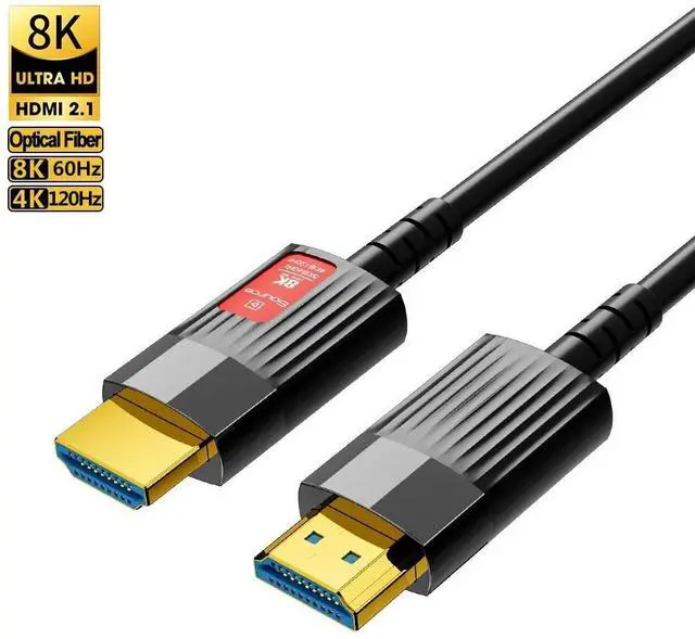Main image of WRIARICH Fiber Optic 8K HDMI 2.1 Cable 48Gbps 164ft, Ultra High Speed HDMI Cable, 8K@60Hz 4K@120Hz Dynamic HDR HDCP 2.2&2.3 eARC HDMI Cord Compatible with PS5/Xbox/Apple TV/LG/Samsung