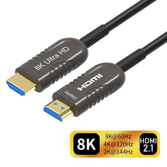 Main image of WRIARICH 8K HDMI 2.1 Fiber Optic Cable 100FT 48gbps 8K60Hz 4K120Hz Dynamic HDR eARC HDCP2.3