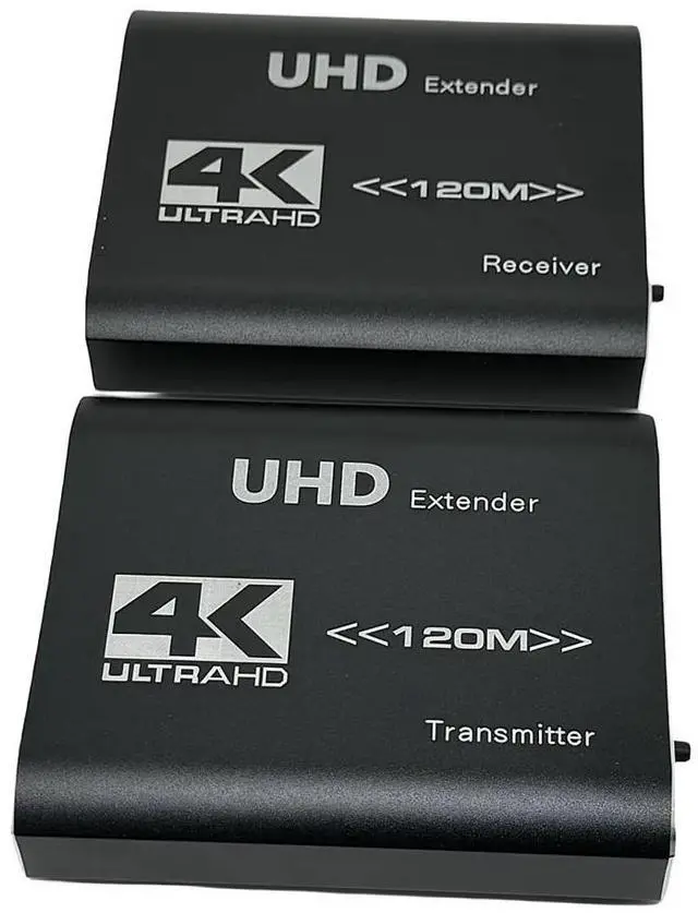 Main image of WRIARICH HDMI Extender Over Single Ethernet Cat5e/6/7 Up to 4K 393ft Support IR Control and HDMI Loop Function with Laptop Desktop, Transmitter and Receiver (OZD17/D18)