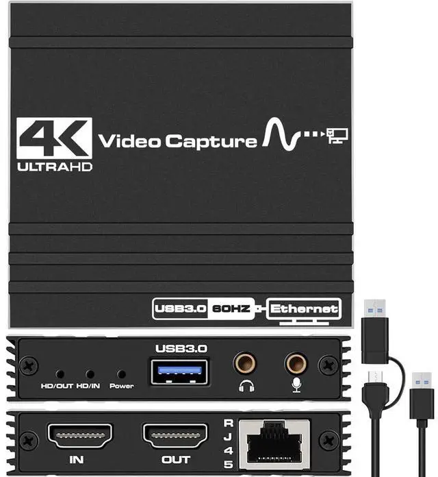 Main image of WRIARICH USB3.0/USB-C Video Capture Card,LUOM 4K60 HDMI Capture Card,Game Capture Card for Live Streaming/Video Recording/Screen Sharing/Game Playing, Recording Work with PC/PS4/XBOX/Switch/DSLR/OBS