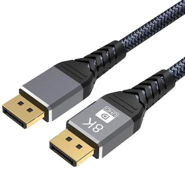 Main image of WRIARICH DisplayPort to DP 8K 60Hz 33 Feet Cable, DisplayPort to Display Port Male to Male Cable Gold-Plated Cord (8K@60Hz 4K@120Hz 165Hz 144Hz GSync/FreeSync) Compatible with Dell, HP, ASUS