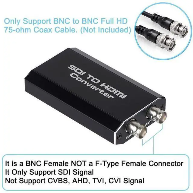 Alt view image 4 of 7 - WRIARICH Micro Converter SDI to HDMI 3G (with Power Supply) for SD-SDI, HD-SDI and 3G-SDI Signals SDI Loopout (OZH5-1)