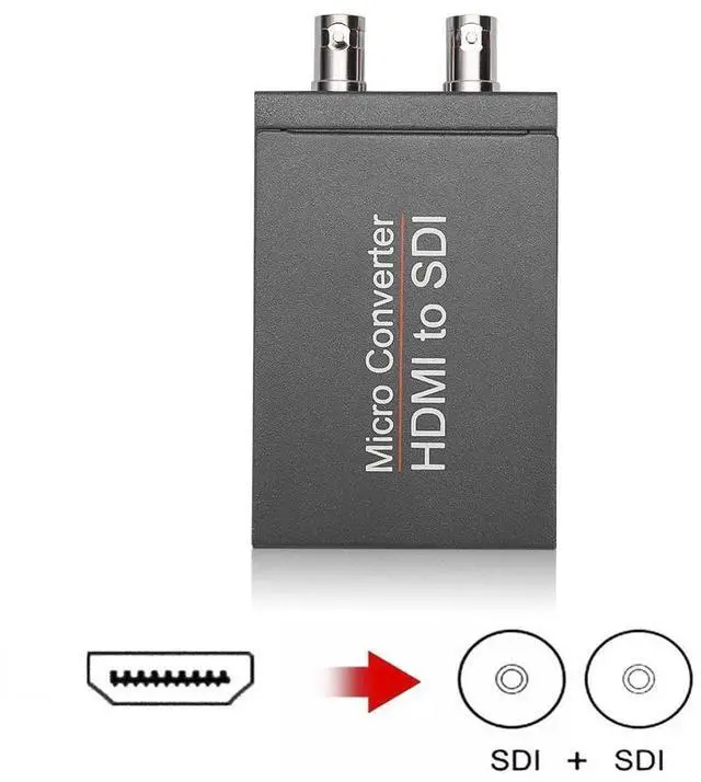 Main image of WRIARICH HDMI to SDI Converter 3G/HD/SD-SDI and Support 1080P with Power Supply for Cameras SDI Monitor HDTV