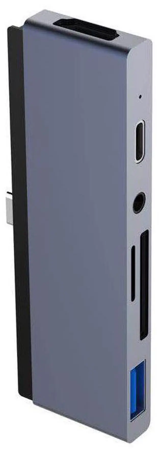Main image of WRIARICH Aluminum Type-C Mobile Pro Hub Adapter with USB-C PD Charging, 4K HDMI, USB 3.0 & 3.5mm Headphone Jack, PD Charging,SD/Micro Card Reader - For 2020/2018 iPad Pro, Microsoft Surface Go